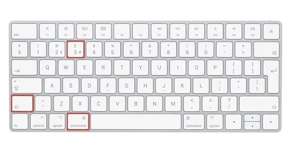 snapshot pdf screenshot mac shortcut key