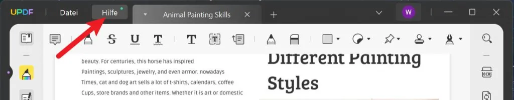 UPDF Hilfe