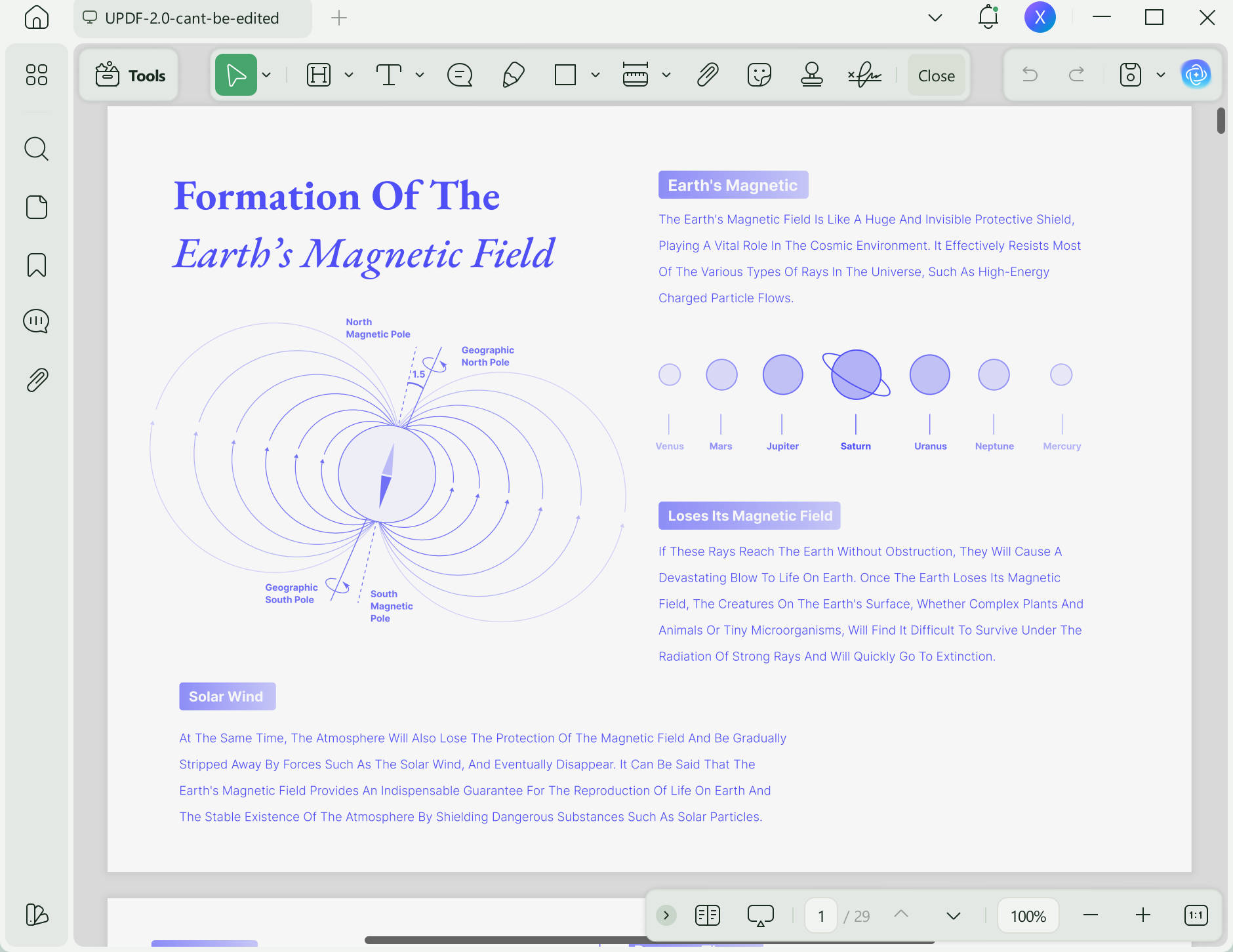 rotate only one page in pdf updf via thumbnail