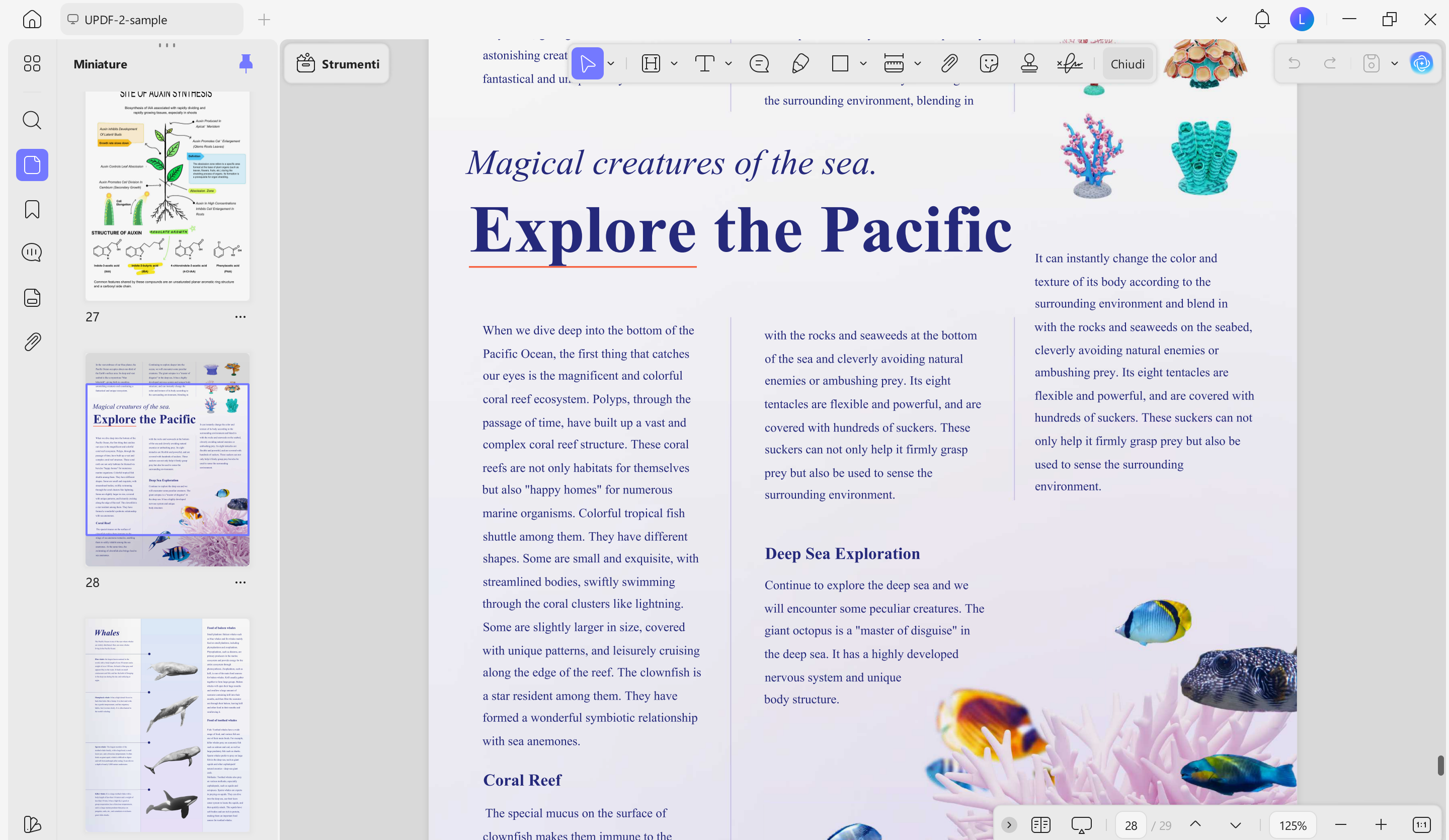 updf pdf reader for windows user interface