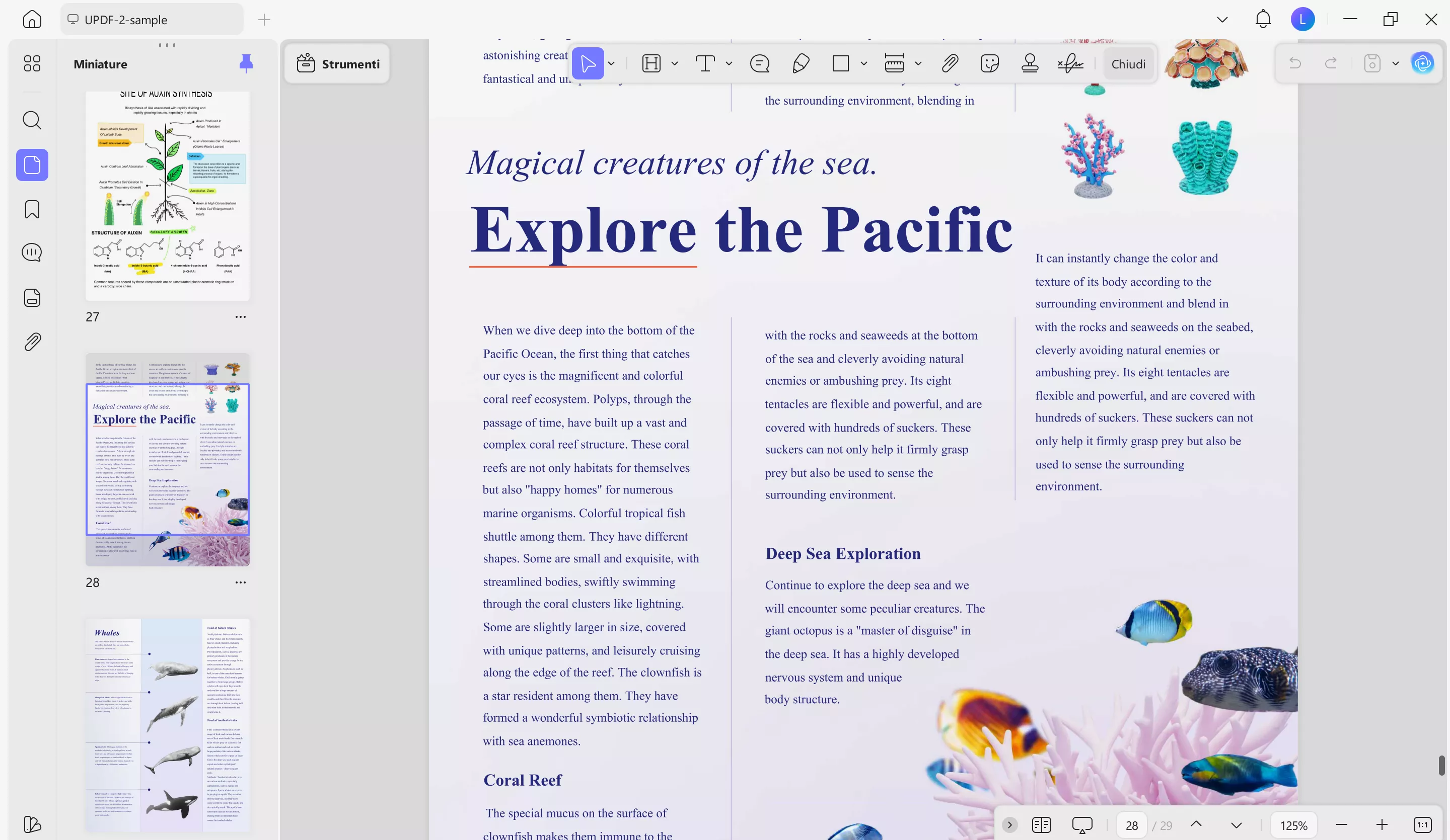 updf pdf reader for windows user interface