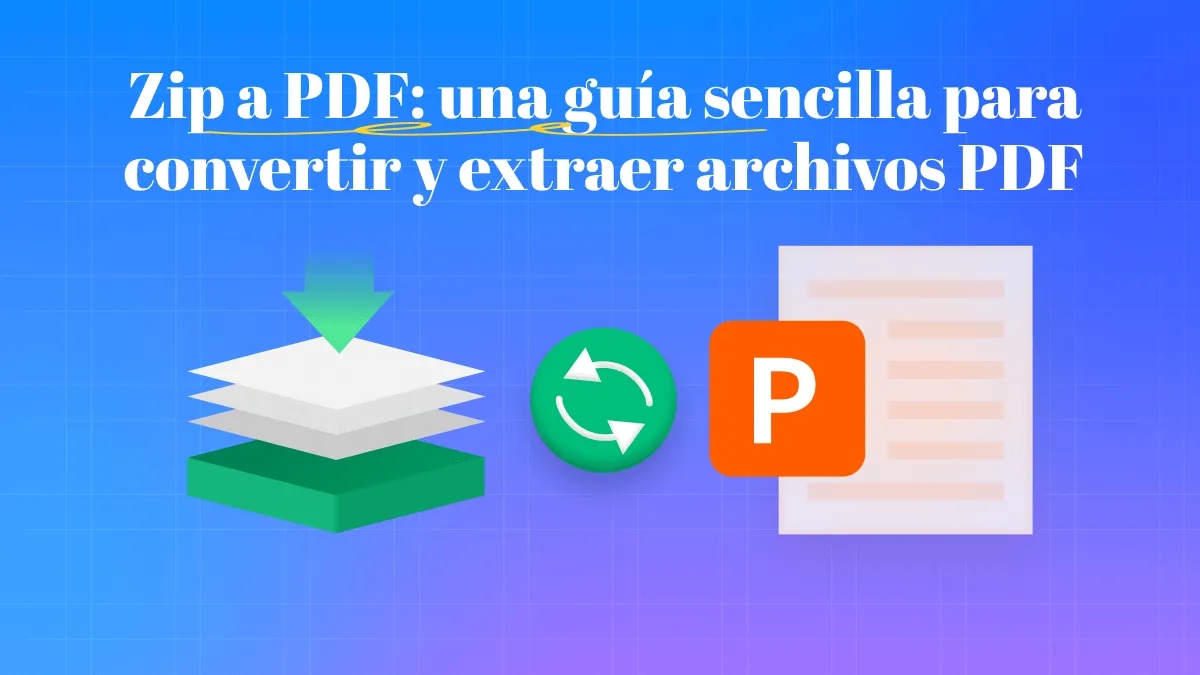 Zip a PDF: una guía sencilla para convertir y extraer archivos PDF