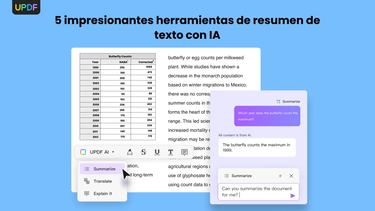 5 impresionantes herramientas de resumen de texto con IA para resumir texto con precisión