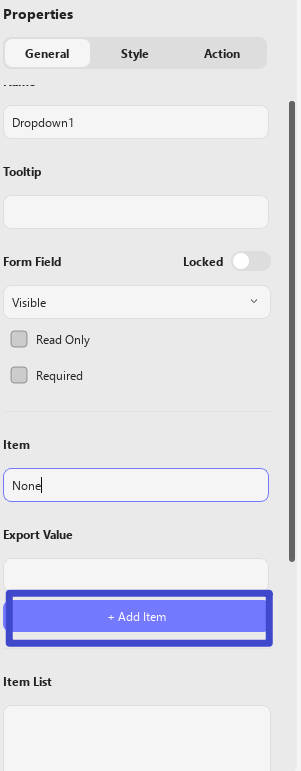 how to edit drop down list in pdf updf
