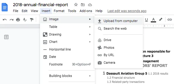 add stamp to pdf mac google docs