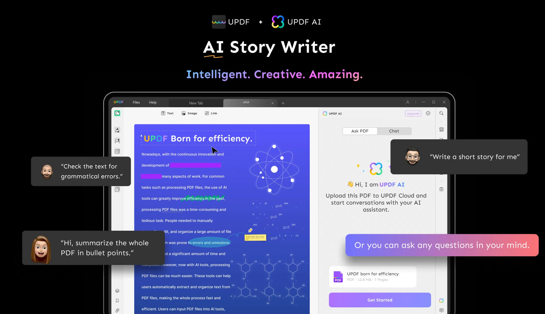 ai story writer updf ai