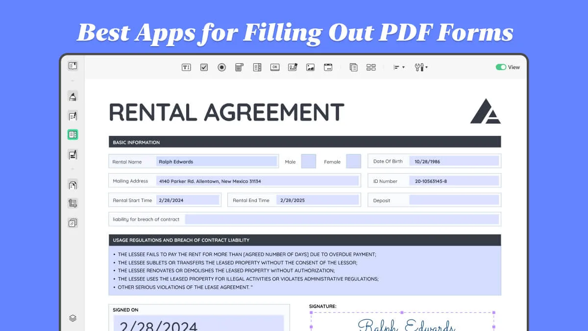 Effortless Document Management: Discover the Best App for Filling Out PDF Forms