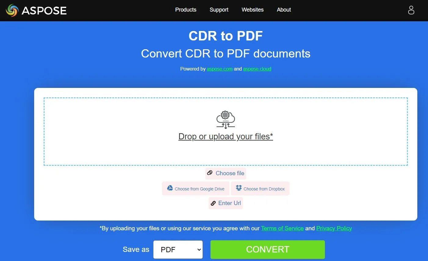 Trasformare il CDR in PDF con Aspose