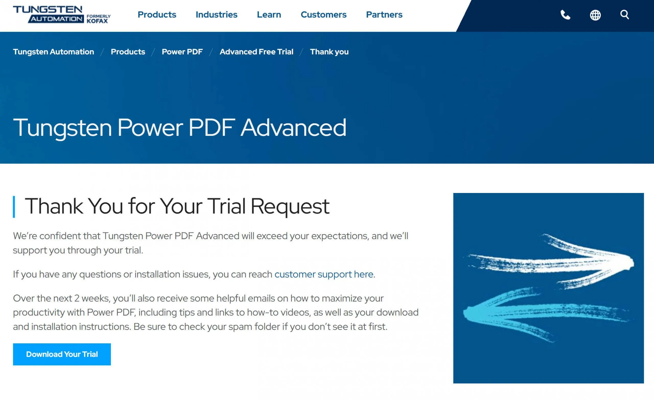 Confirm to download nuance PDF Editor free trial