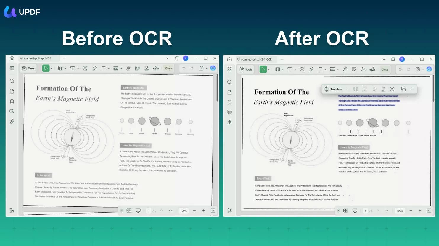iris ocr updf ocr