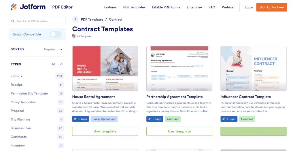 Top 10 Places to Download PDF Contract Templates Free - UPDF