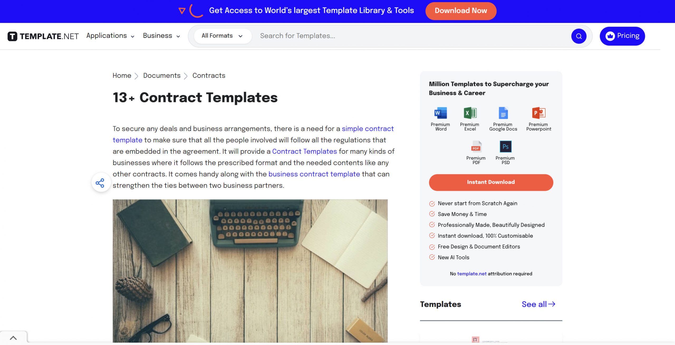 contract pdf download template net