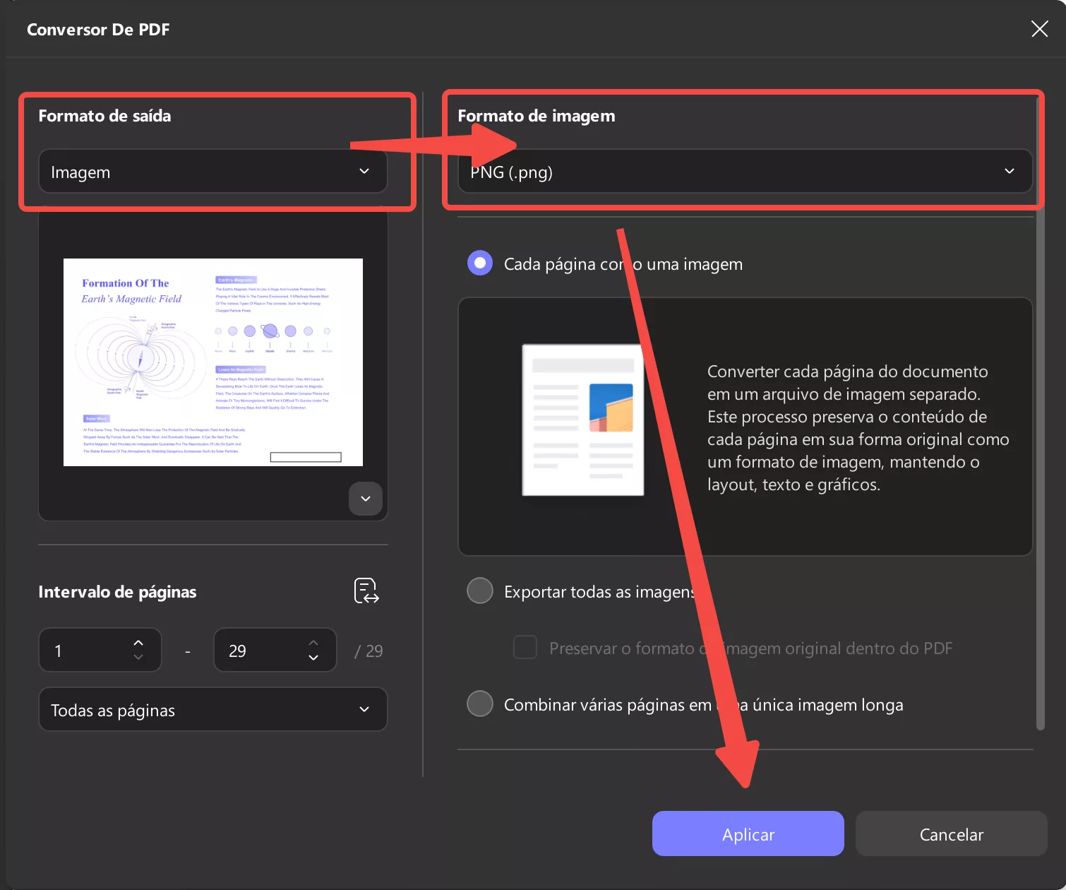como editar um texto de uma imagem