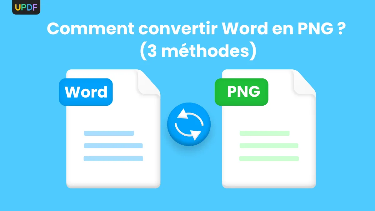 Méthodes pour convertir Word en PNG avec une haute qualité