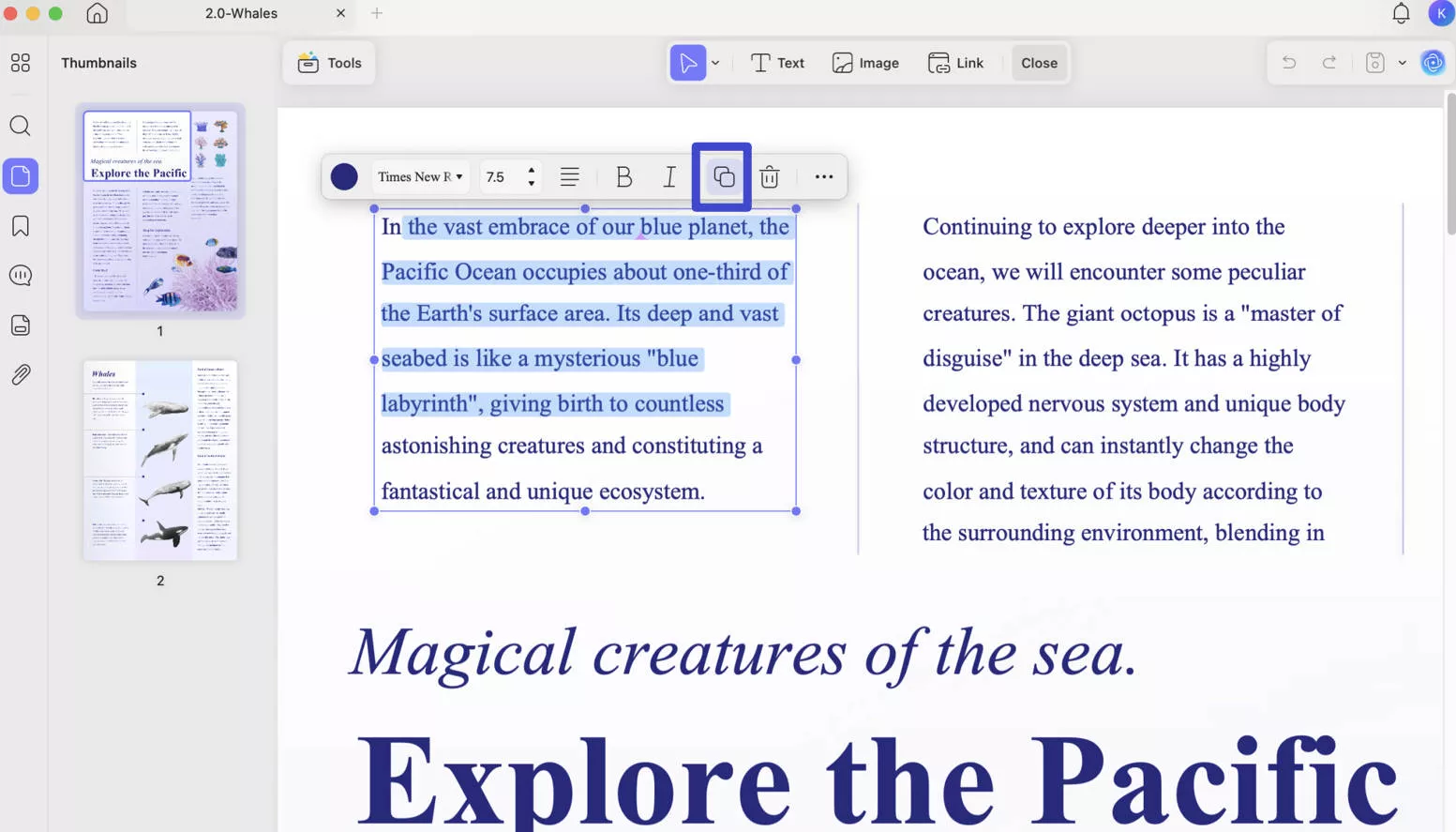 translate pdf english to telugu copy text