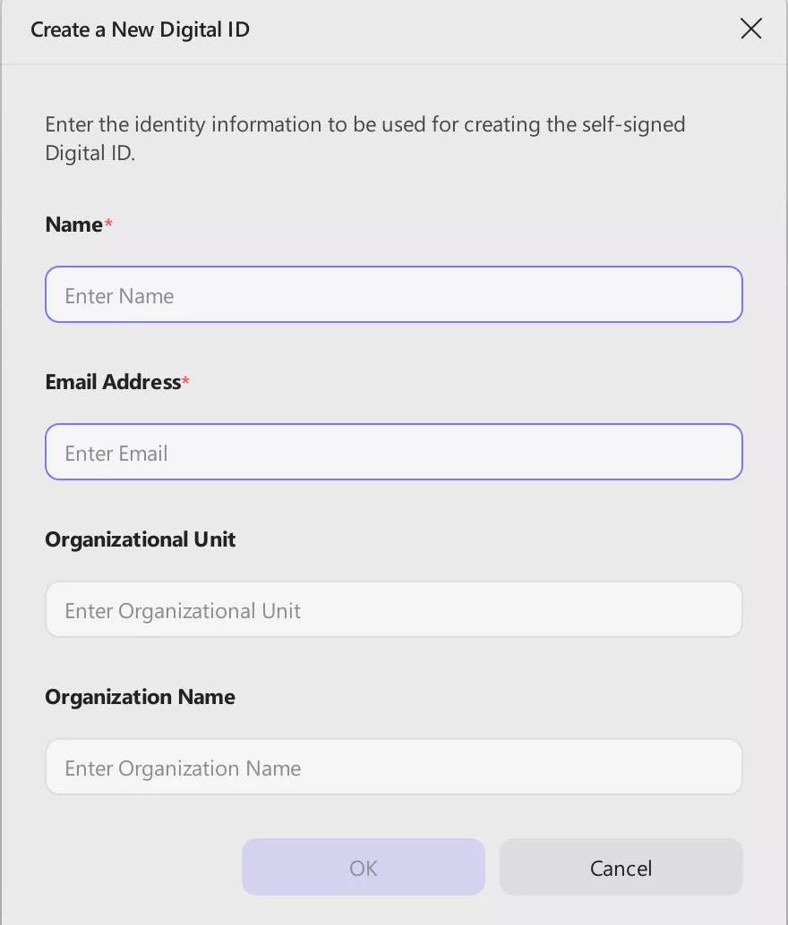 sign pdf in chrome add name