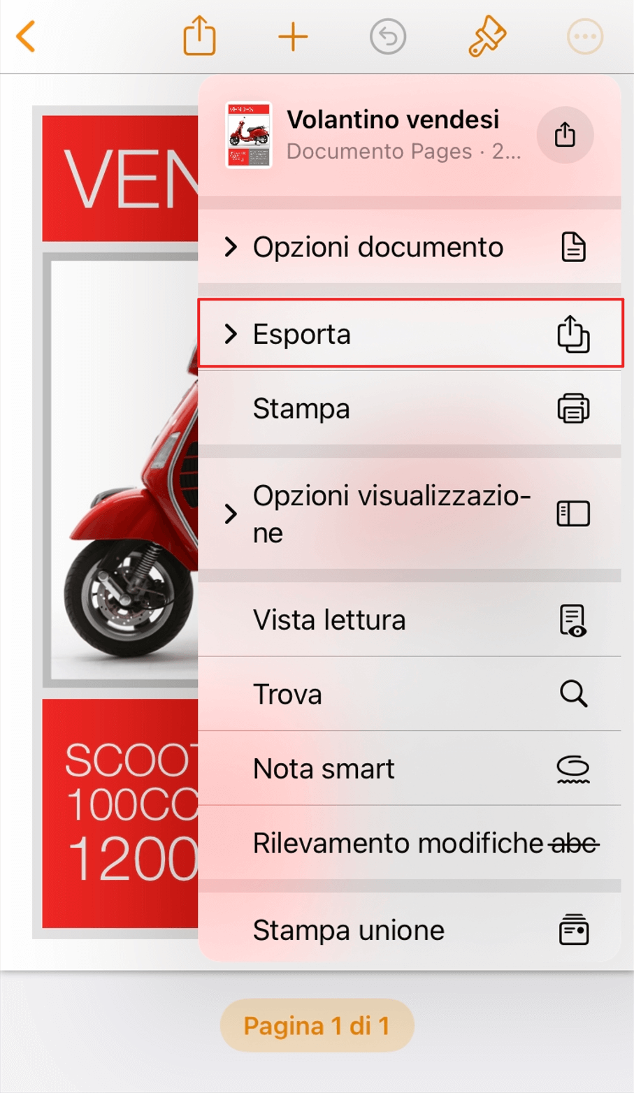 Convertire da Pages a PDF offline e online UPDF