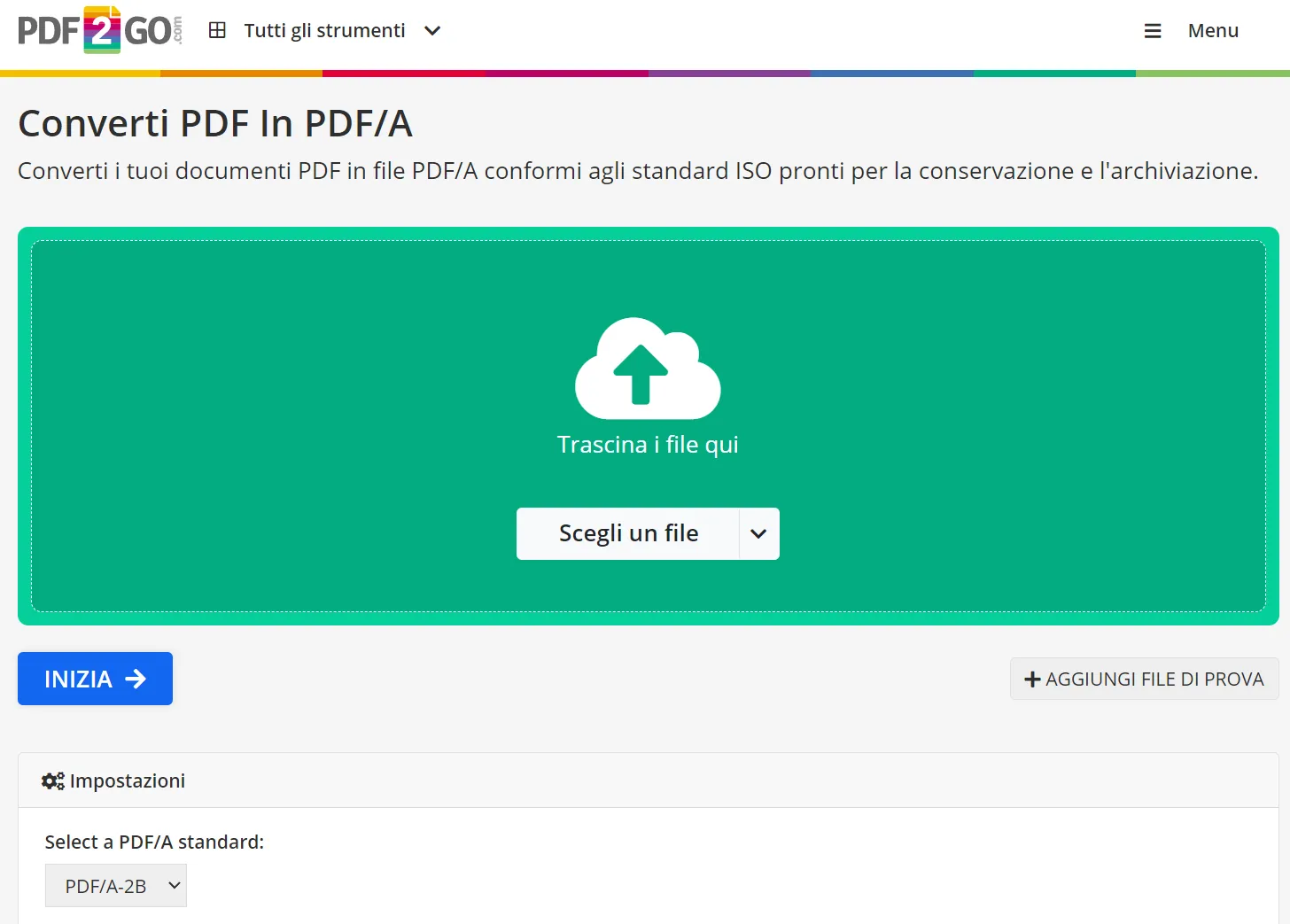 convertitore da pdf a pdfa