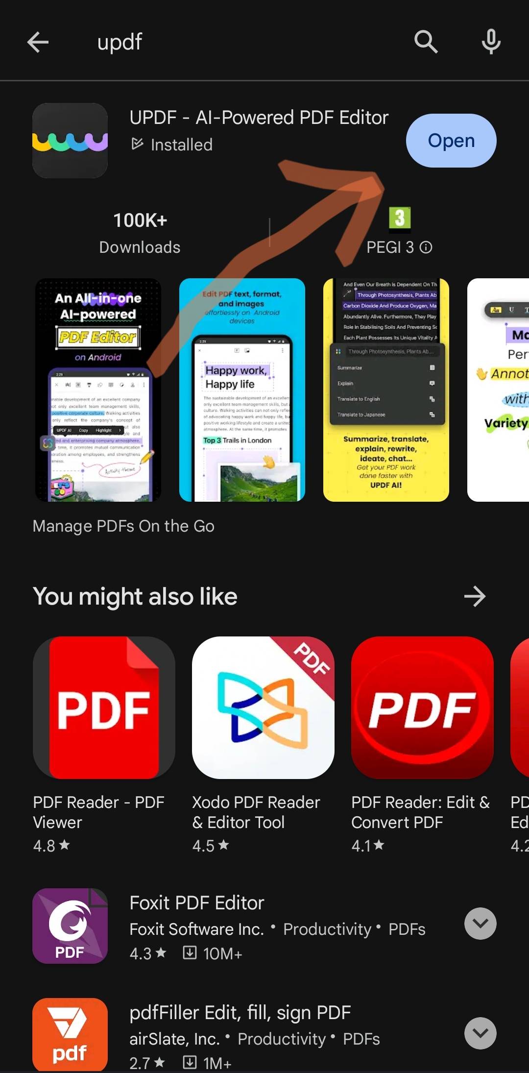 delete pages from pdf android updf