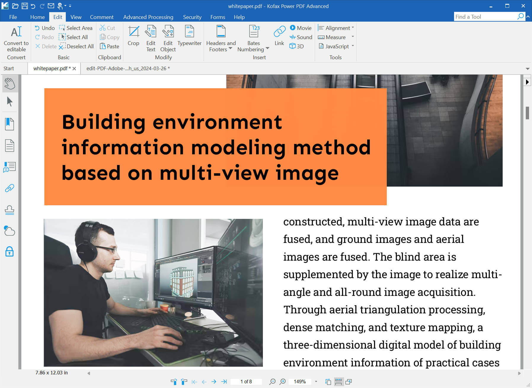 Bearbeiten Sie PDFs mit dem Nuance PDF Editor