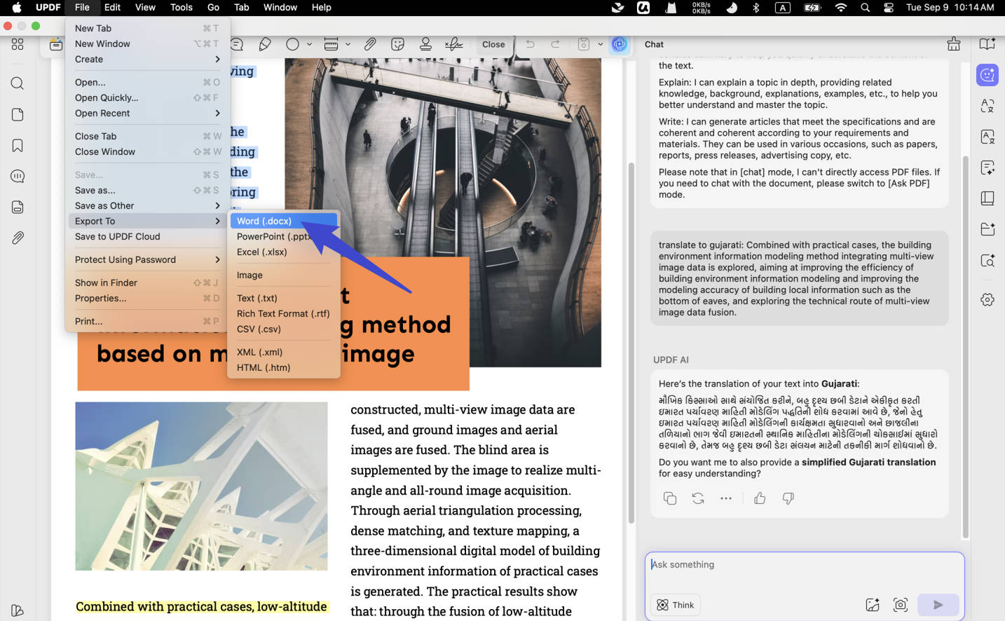 translate english to gujarati pdf updf convert
