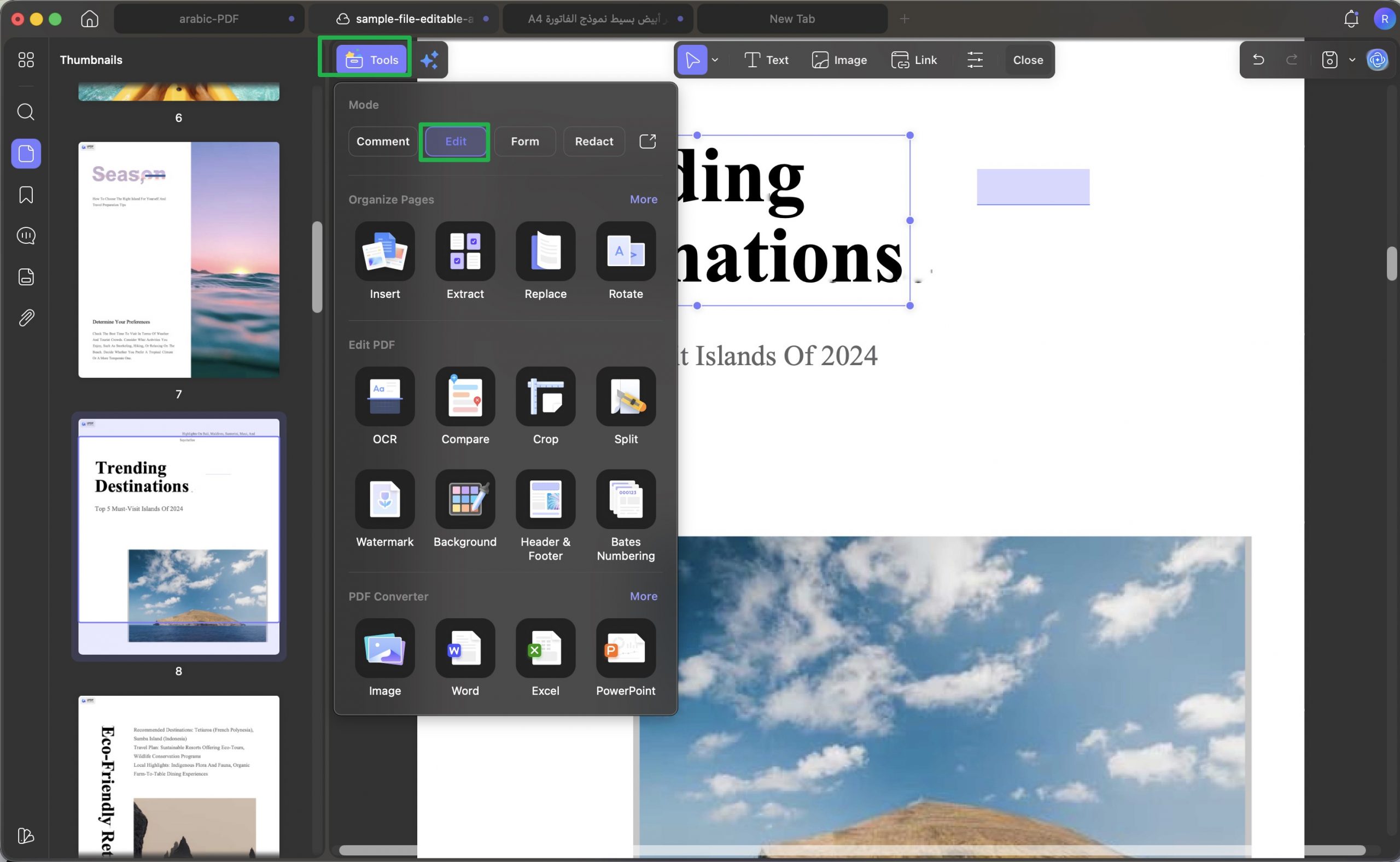 نسخ النص من ملف PDF ممسوح ضوئيًا أو يحتوي على صور فقط