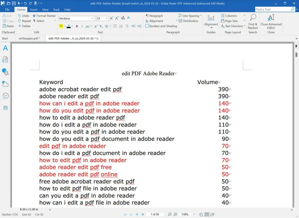 Freely edit PDF with nuanace PDF Editor