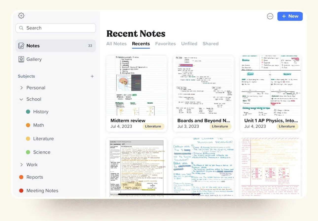 mejor aplicación multiplataforma para tomar notas good notes