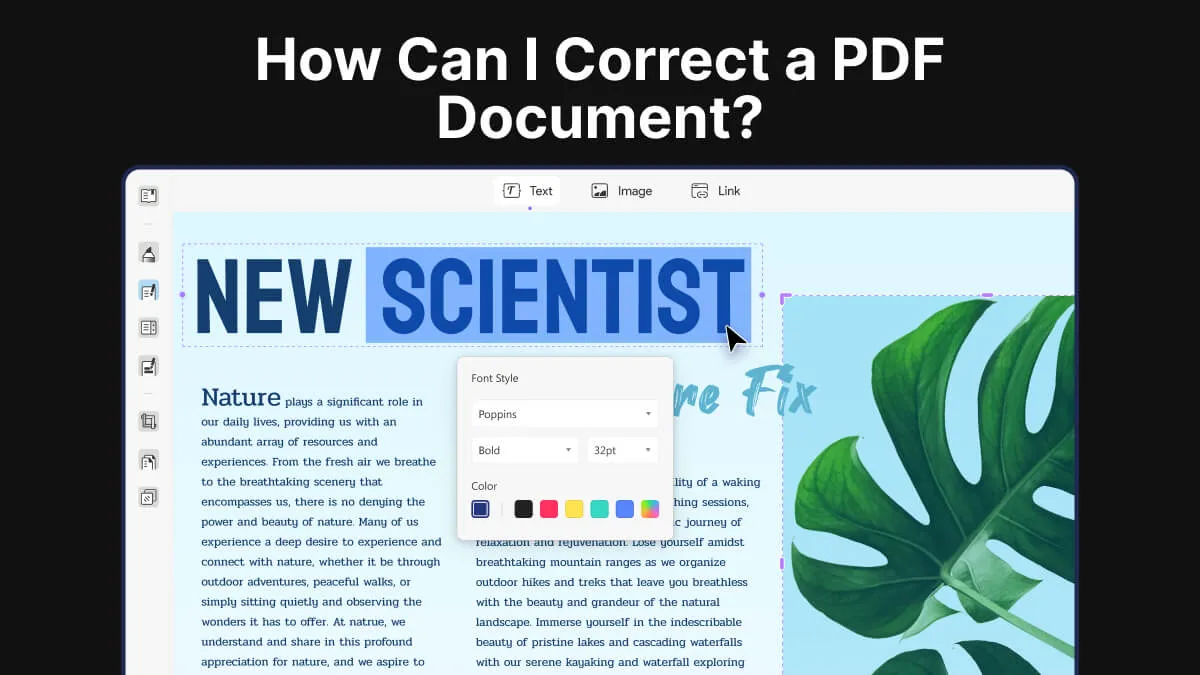 How Can I Correct a PDF Document? Learning the Basics