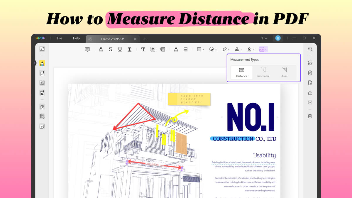 How to Measure Distance in PDF? In Seconds | UPDF