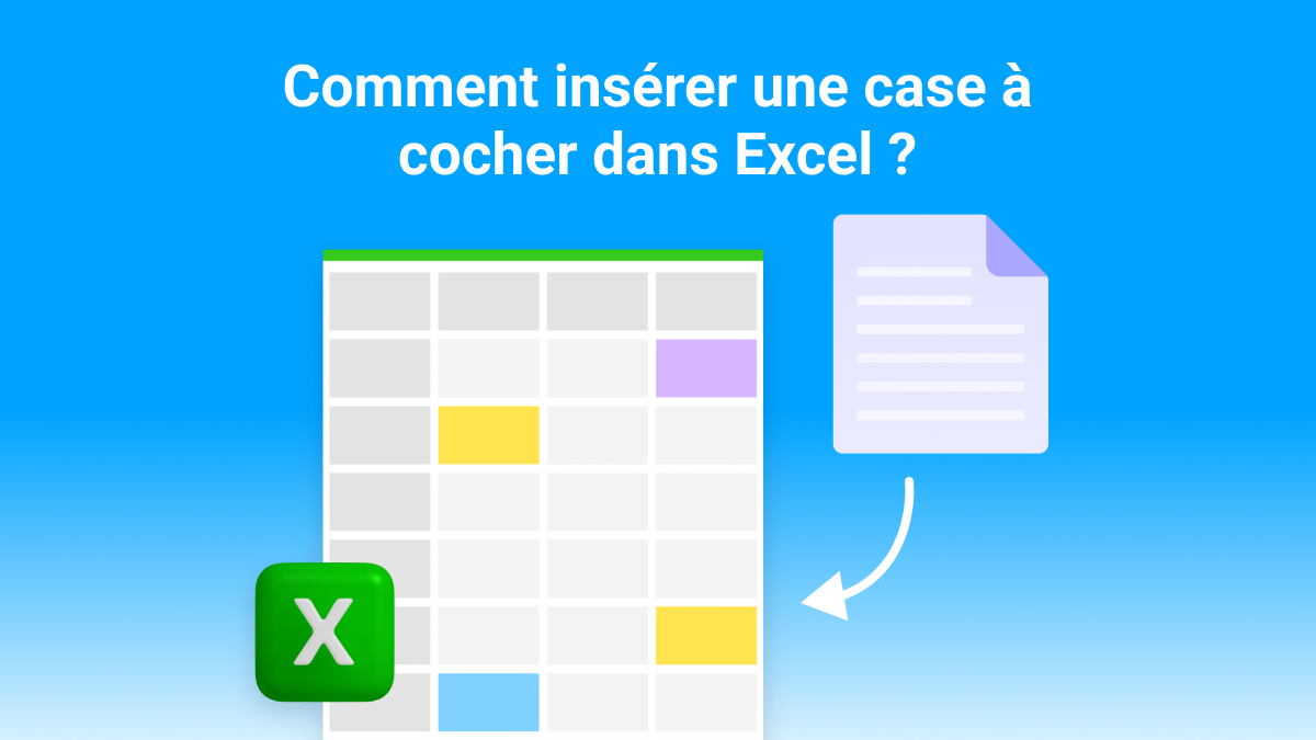 Comment insérer une case à cocher dans Excel UPDF