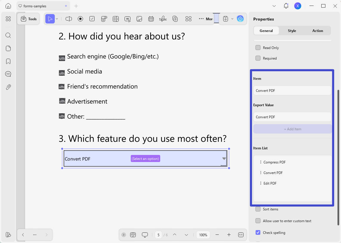 How to Edit Drop Down List in PDF? (5 Effective Ways) | [Official] UPDF