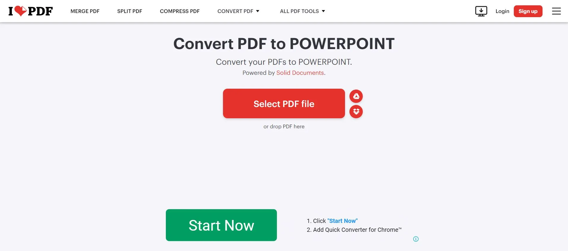 Converter JPG em PPT