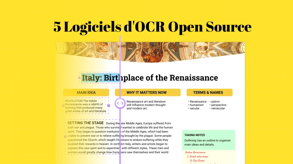 5 logiciels OCR Open Source (fonctionnalités avec comparaison)