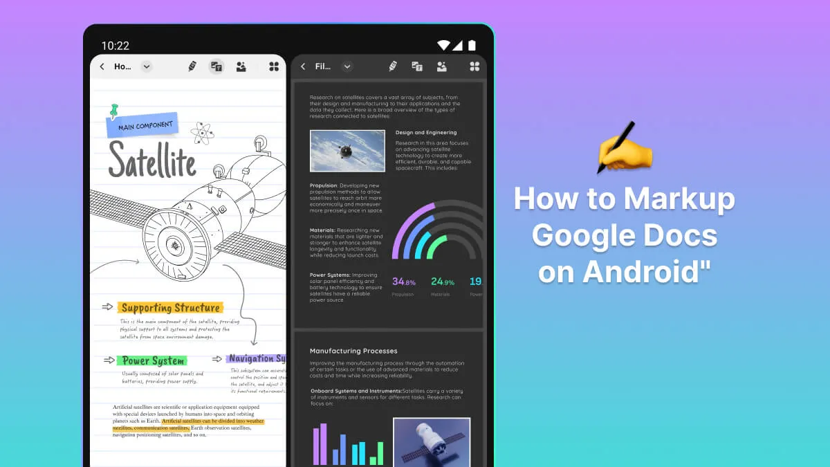 Google Docs Update: Now Markup in Google Docs on Android with Handwritten Notes