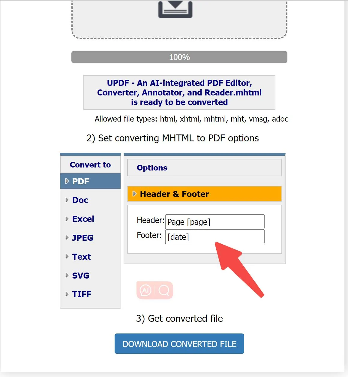 mhtml to pdf coolutils