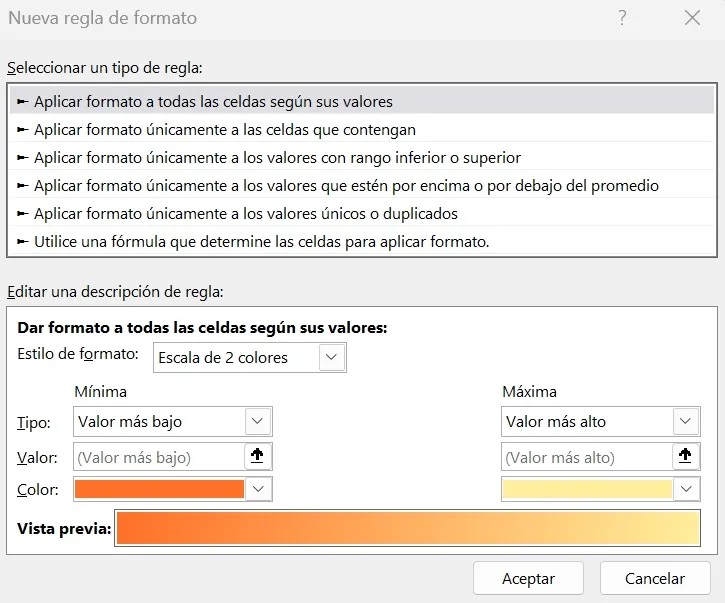 comparar dos listas en excel