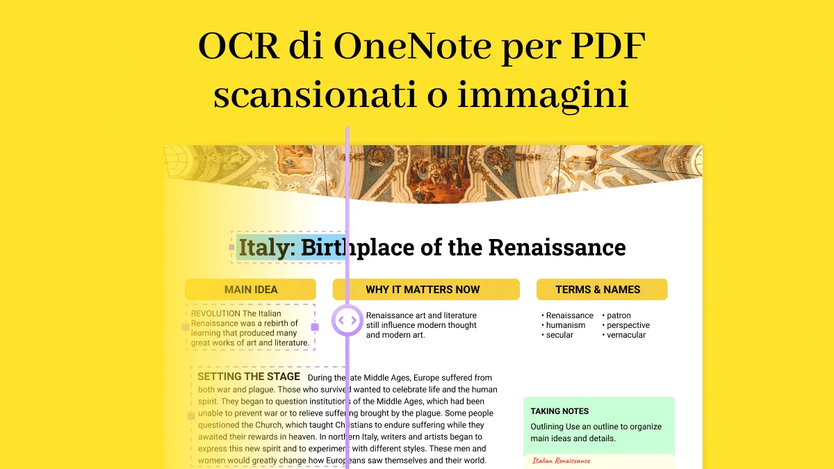 Come utilizzare l'OCR di OneNote per PDF scansionati?