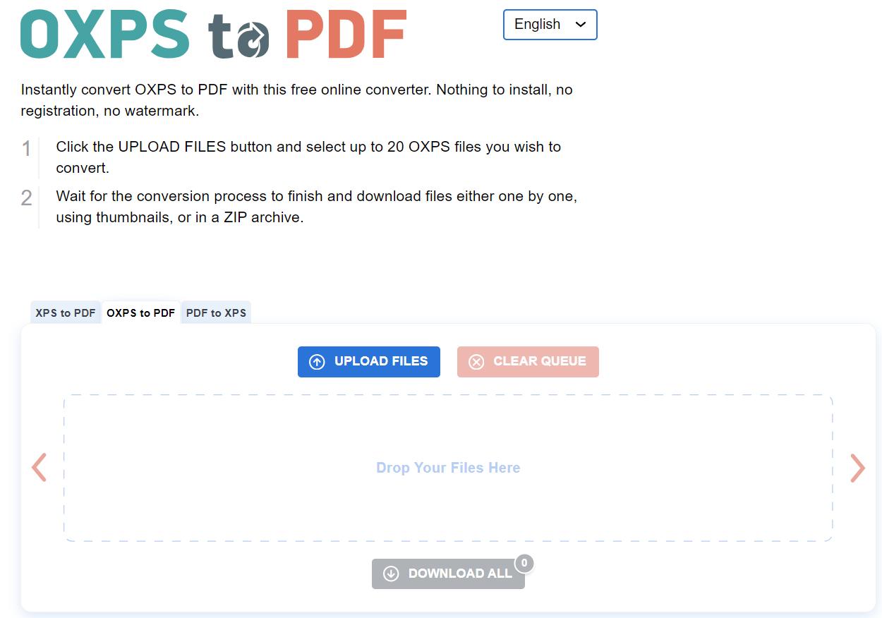 oxps to pdf website