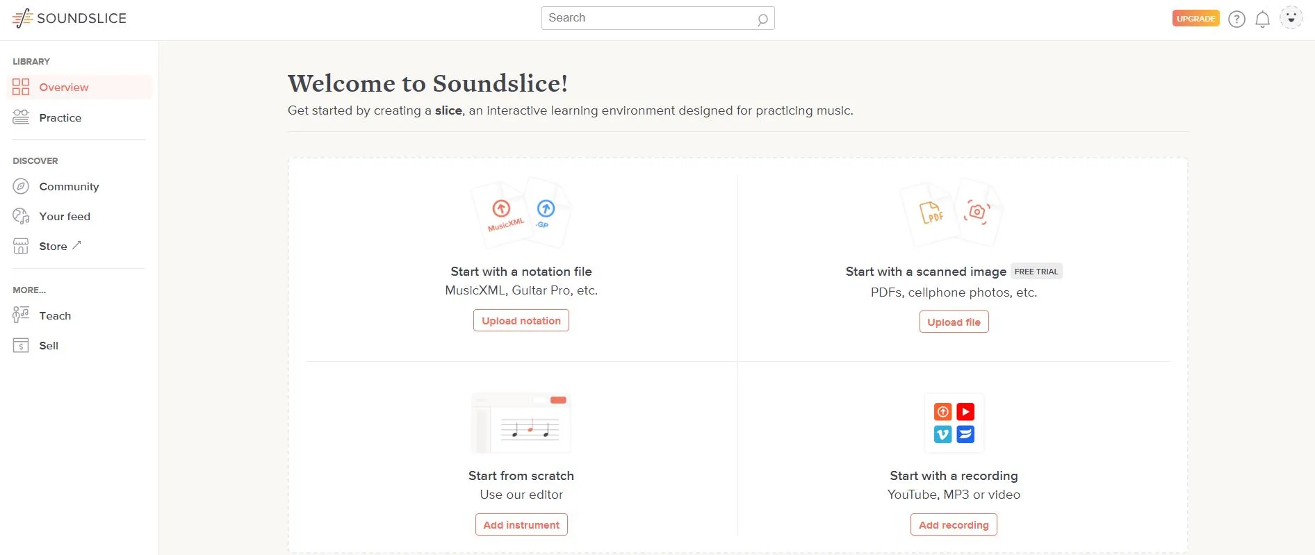 Soundslice  Create living sheet music