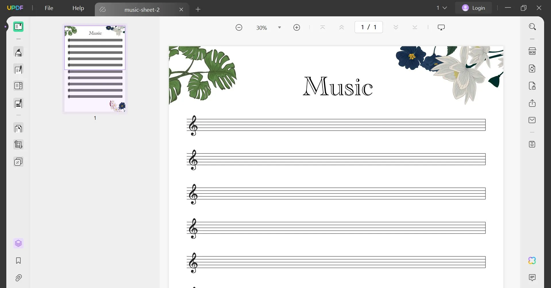 play sheet music from pdf updf