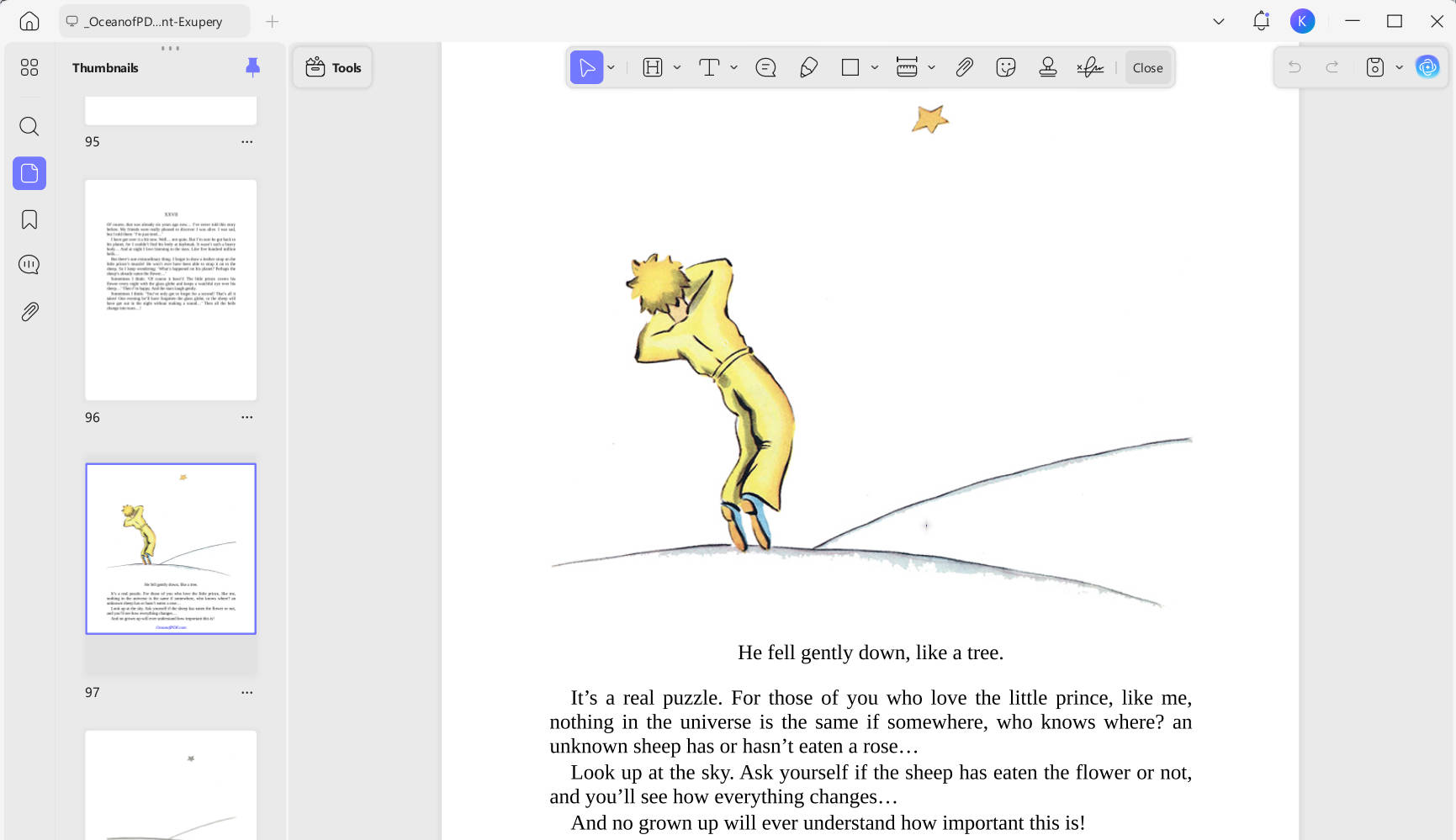 read downloaded ebook in updf