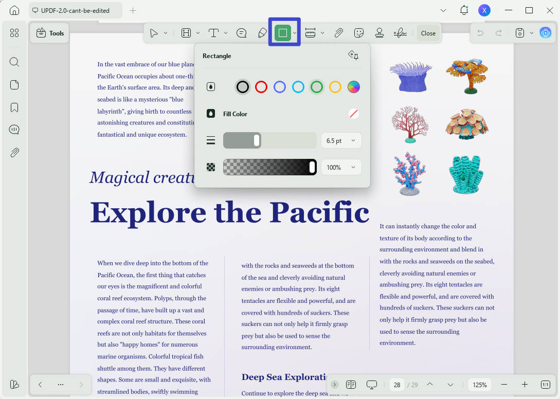 add border to pdf add border around pdf text updf 