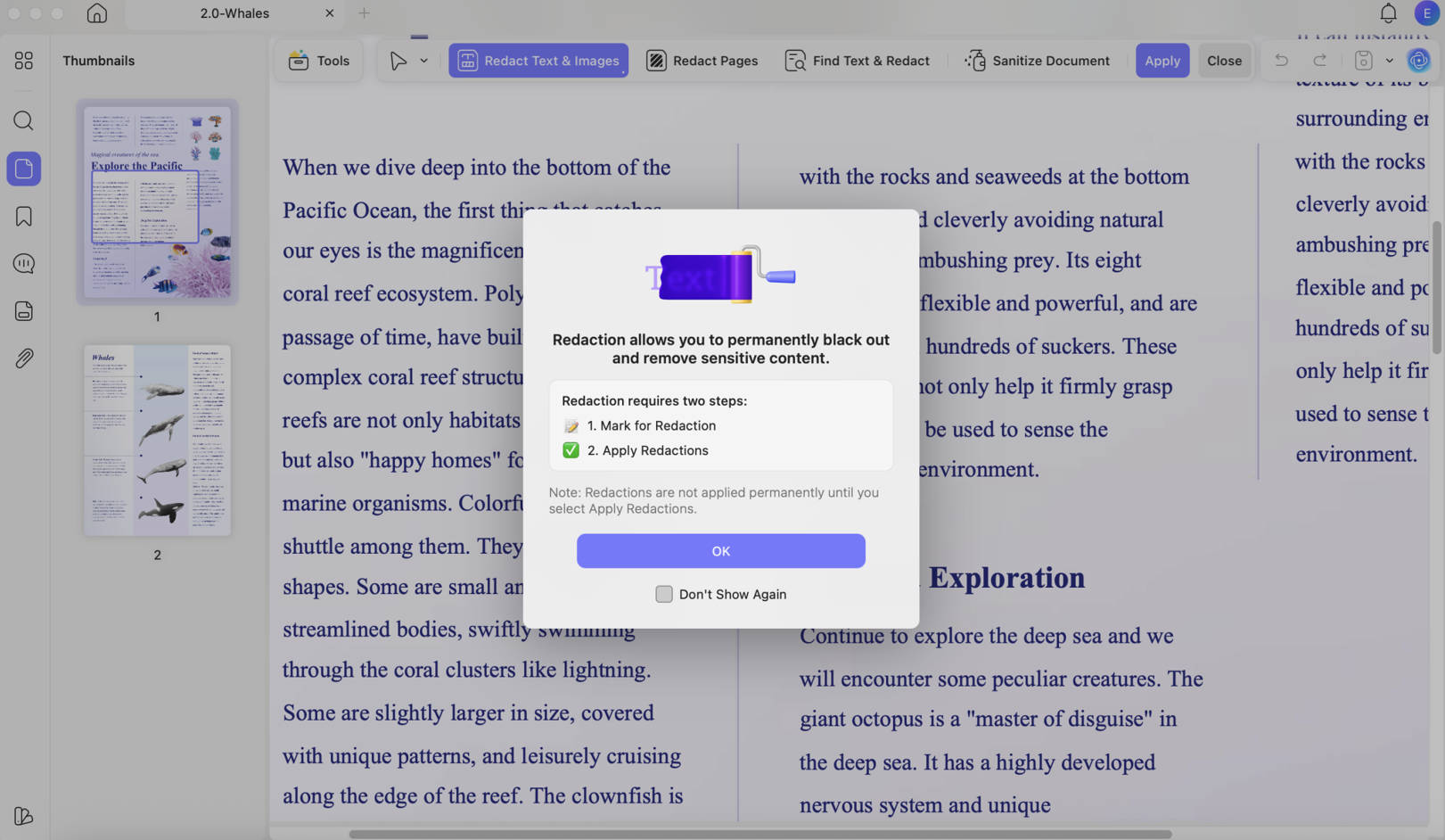how to redact in preview access the redaction tools
