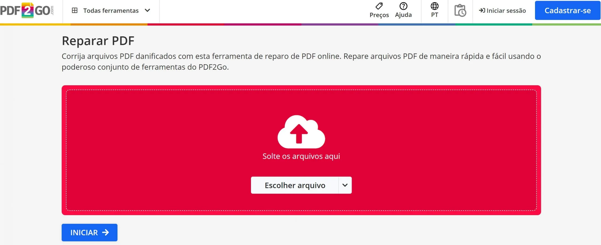 Reparar PDF