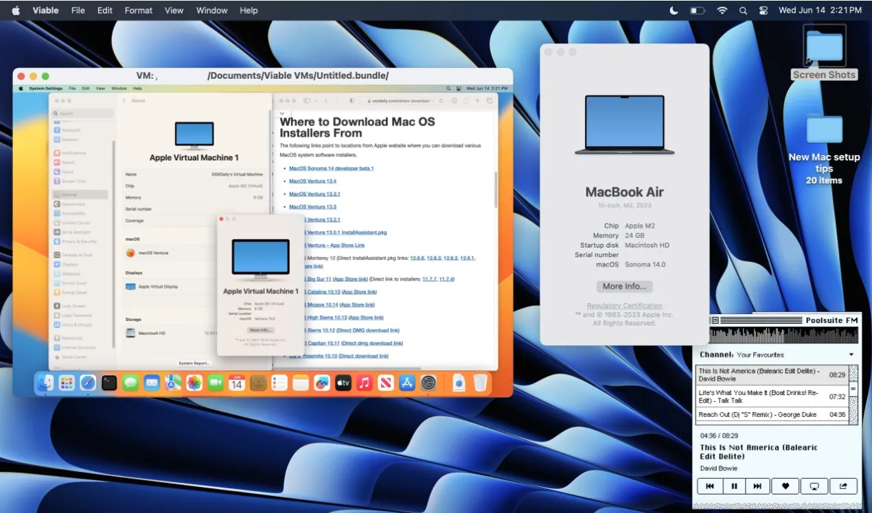 run mac program on windows Virtual Machines