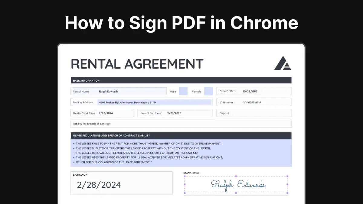 How to Sign PDF in Chrome? (3 Ways)