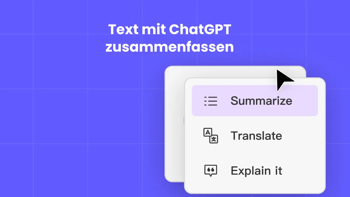 Text mit ChatGPT zusammenfassen: Wie Sie es richtig machen