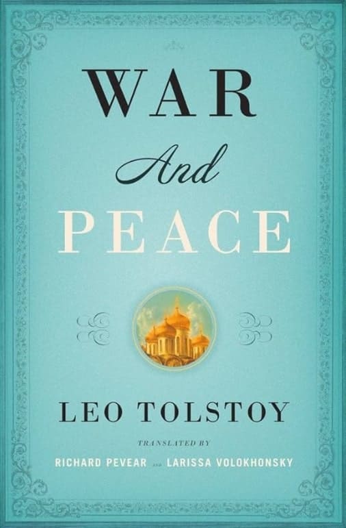 most entertaining books of all time war and peace iconic book