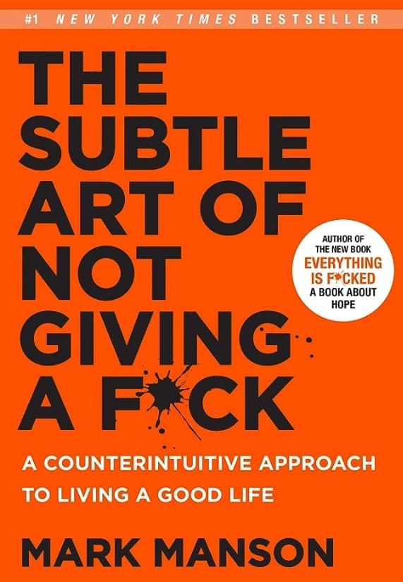 most entertaining books of all time subtle art of not giving fuck